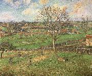 Camille Pissarro, The peach trees in winter